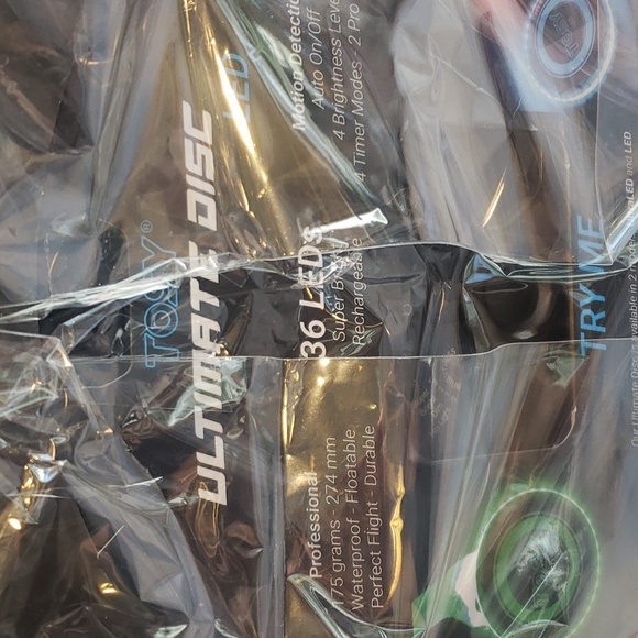 Tosy Ultimate Disc 36 LEDs Super Bright Rechargeable Flying Disc Blue - Picture 3 of 4